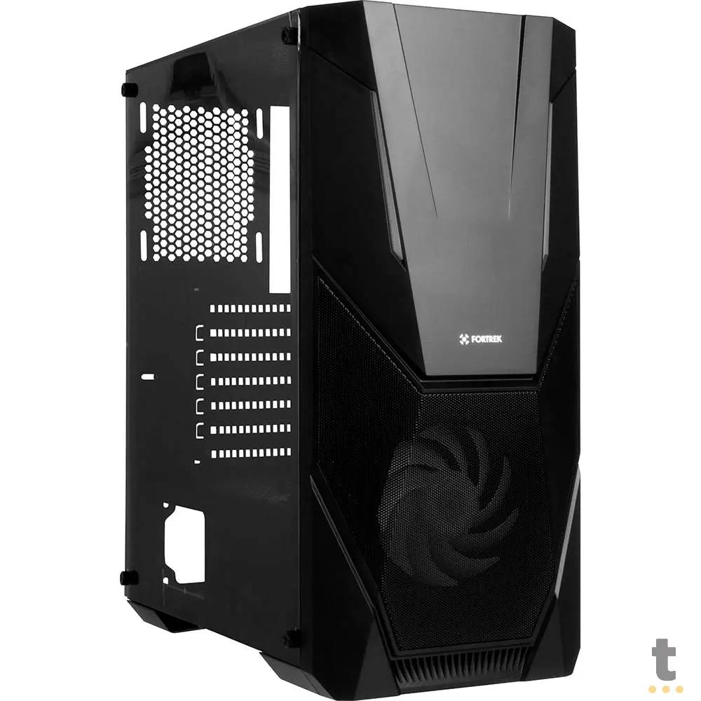 Gabinete Gamer Fortrek Mid Tower Black Hawk Rgb Com lateral em Acrilico - Pn 70570 Truedata