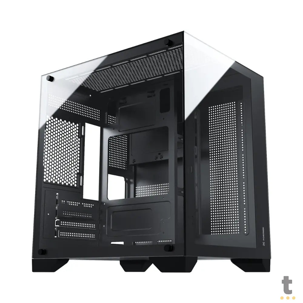 Gabinete Gamer Fortrek Mid Tower Clarity C/ Lateral Em Vidro Temperado Preto - 83456 Truedata