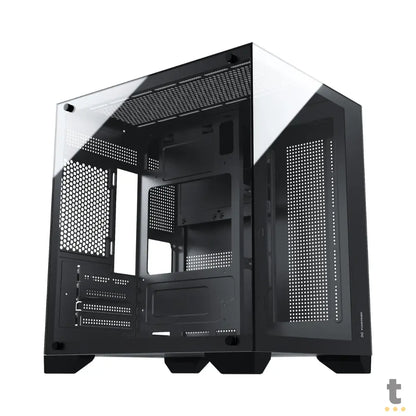 Gabinete Gamer Fortrek Mid Tower Clarity C/ Lateral Em Vidro Temperado Preto - 83456 Truedata