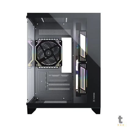 Gabinete Gamer Fortrek Mid Tower Clarity C/ Lateral Em Vidro Temperado Preto - 83456 Truedata