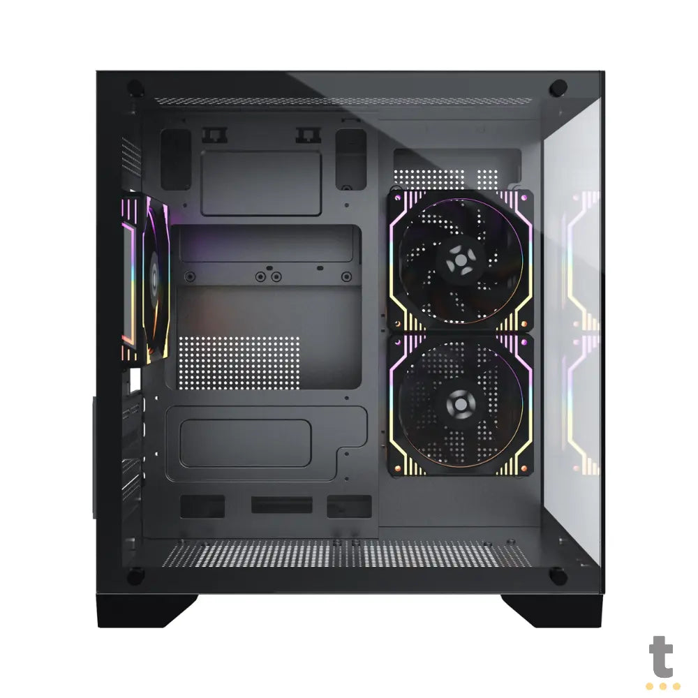 Gabinete Gamer Fortrek Mid Tower Clarity C/ Lateral Em Vidro Temperado Preto - 83456 Truedata