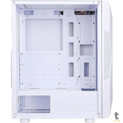 Gabinete Gamer Fortrek Mid Tower Holt Rgb Com lateral em Acrilico Branco - 80524 Truedata