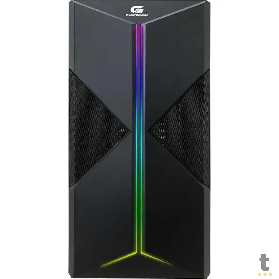 Gabinete Gamer Fortrek Mid Tower Holt Rgb Com lateral em Acrilico - Pn 70571 Truedata