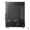 Gabinete Gamer Gamdias Mid Tower Atlas E1 Preto Com Lateral em Vidro Temperado +3 Fans ARGB Truedata