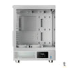 Gabinete Gamer Gamdias Mid Tower Atlas E1 WH Branco Com Lateral em Vidro Temperado +3 Fans ARGB Truedata