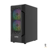 Gabinete Gamer Gamdias Mid Tower Aura GC7 Preto Com Lateral em Vidro Temperado + 3 Fans ARGB Truedata