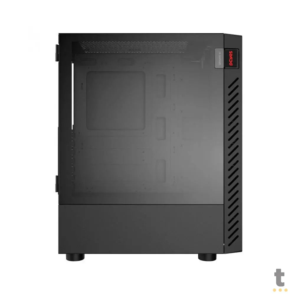 Gabinete Gamer PCYes Bolter Black Vulcan C/ Lateral em Vidro Temperado Preto - GBBVPBR Truedata