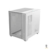 Gabinete Gamer PCYes Mid Tower Forcefield Branco Com Lateral e Frente em Vidro Temperado - GFFWGP Truedata