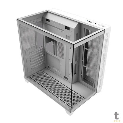 Gabinete Gamer PCYes Mid Tower Forcefield MAX White Ghost Branco Com Lateral e Frente em Vidro Temperado - GFFMAXWG Truedata