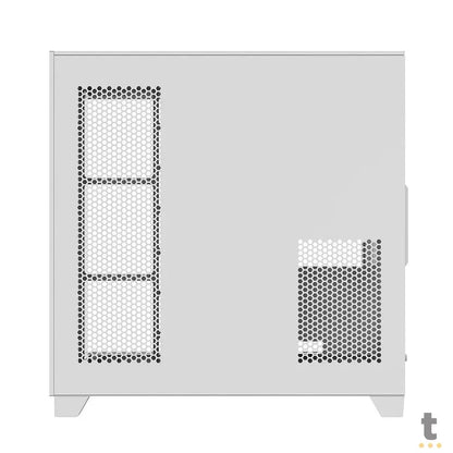 Gabinete Gamer PCYes Mid Tower Forcefield MAX White Ghost Branco Com Lateral e Frente em Vidro Temperado - GFFMAXWG Truedata