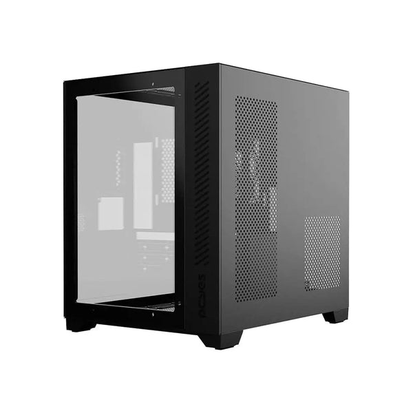Gabinete Gamer PCYes Mid Tower Forcefield Preto Com Lateral e Frente em Vidro Temperado - GFFBVP
