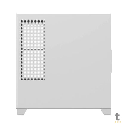 Gabinete Gamer PCYes Mid Tower Forcefield TWR White Ghost Branco Com Lateral e Frente em Vidro Temperado - GFFTWRWG Truedata