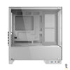 Gabinete Gamer PCYes Mid Tower Forcefield TWR White Ghost Branco Com Lateral e Frente em Vidro Temperado - GFFTWRWG Truedata