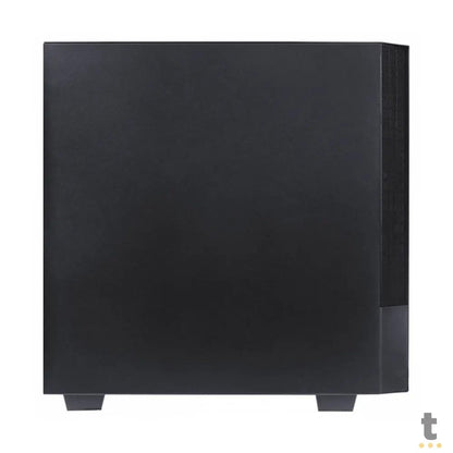 Gabinete Gamer PCYes Mid Tower Gravity Preto Com Lateral Invertida em Vidro Temperado C/ 2 Fans RGB - GRPTRGB1FV Truedata