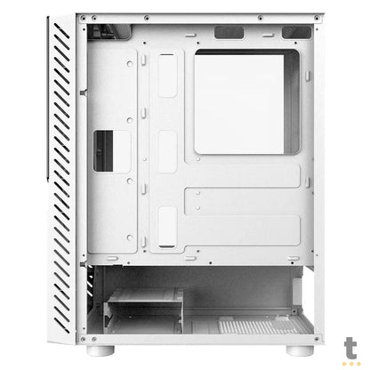 Gabinete Gamer PCYes Mid Tower Set White Ghost Branco Com Lateral em Vidro Temperado - GSWGPBR Truedata