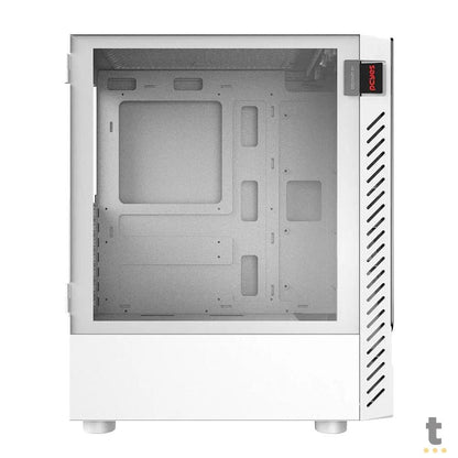 Gabinete Gamer PCYes Mid Tower Set White Ghost Branco Com Lateral em Vidro Temperado - GSWGPBR Truedata