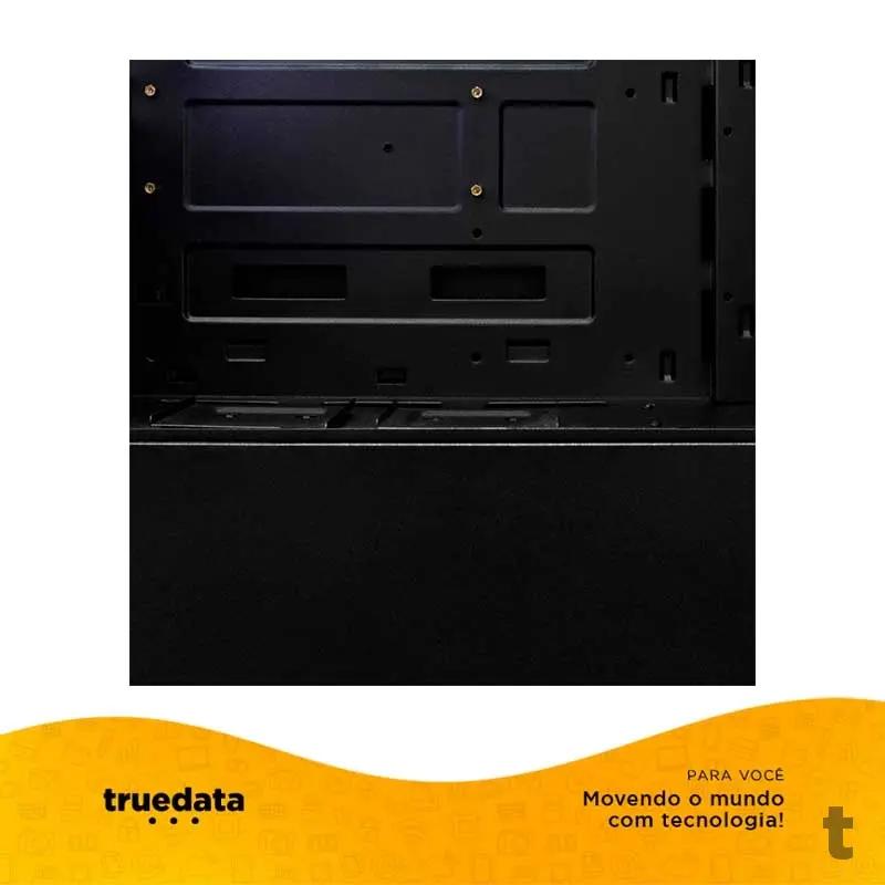 Gabinete Gamer T-Dagger Mid Tower Cube Black Preto Com Lateral em Vidro Temperado - T-TGC305B Truedata