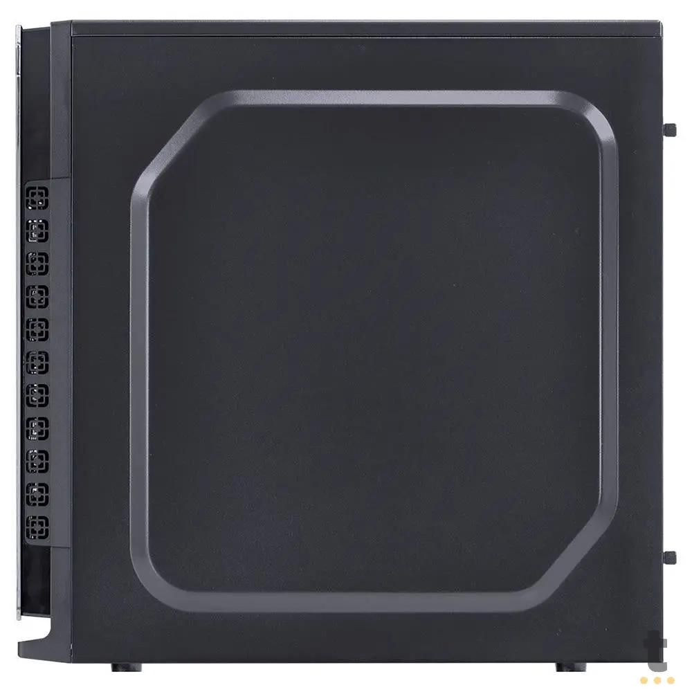 Gabinete Gamer VX Gaming Crater Com Lateral em Acrílico C/ 2x Fan 120mm Led Red - 29834 Truedata