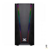 Gabinete Gamer VX Gaming Feux Rgb Preto Com Lateral em Acrílico - 36267 Truedata
