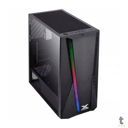 Gabinete Gamer VX Gaming Feux Rgb Preto Com Lateral em Acrílico - 36267 Truedata