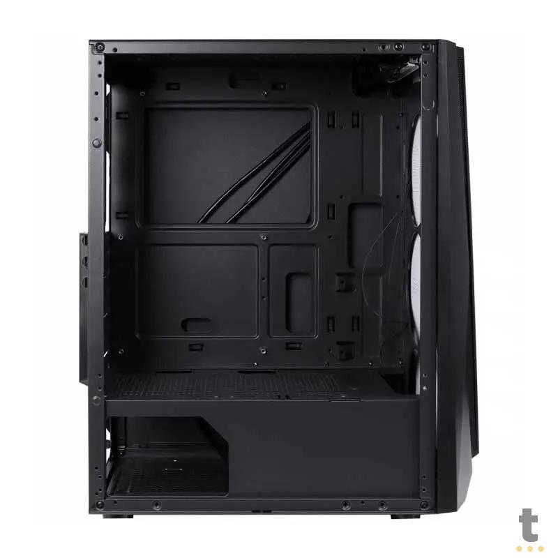 Gabinete Gamer VX Gaming Feux Rgb Preto Com Lateral em Acrílico - 36267 Truedata