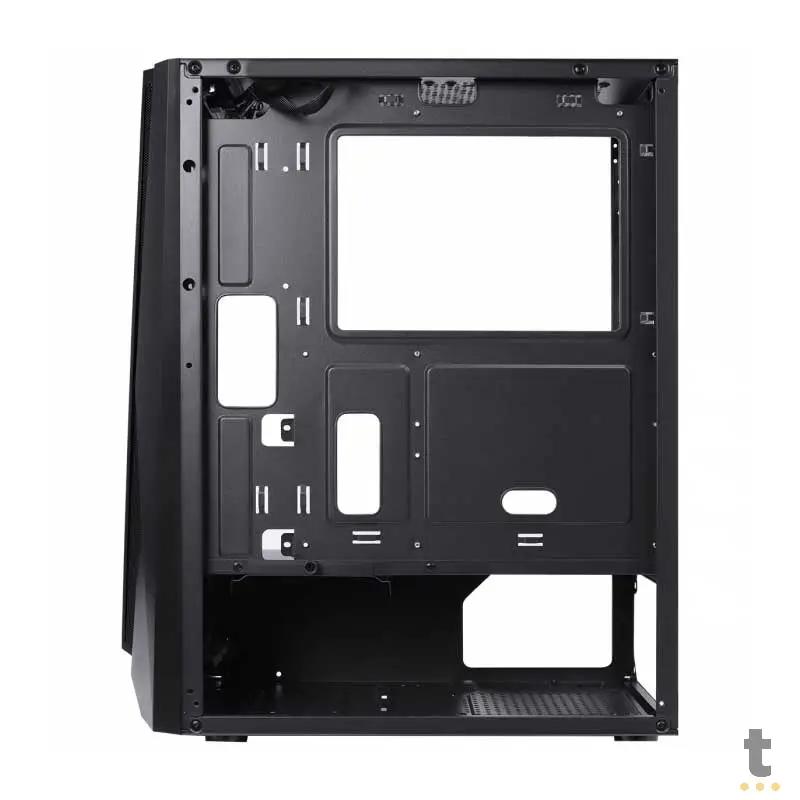 Gabinete Gamer VX Gaming Feux Rgb Preto Com Lateral em Acrílico - 36267 Truedata