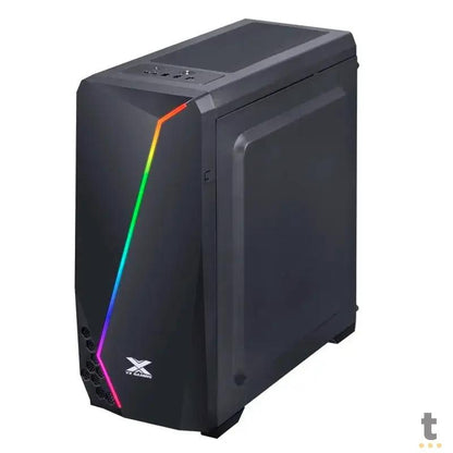 Gabinete Gamer VX Gaming Lynx Preto Com Lateral em acrílico e rgb - 30892 Truedata
