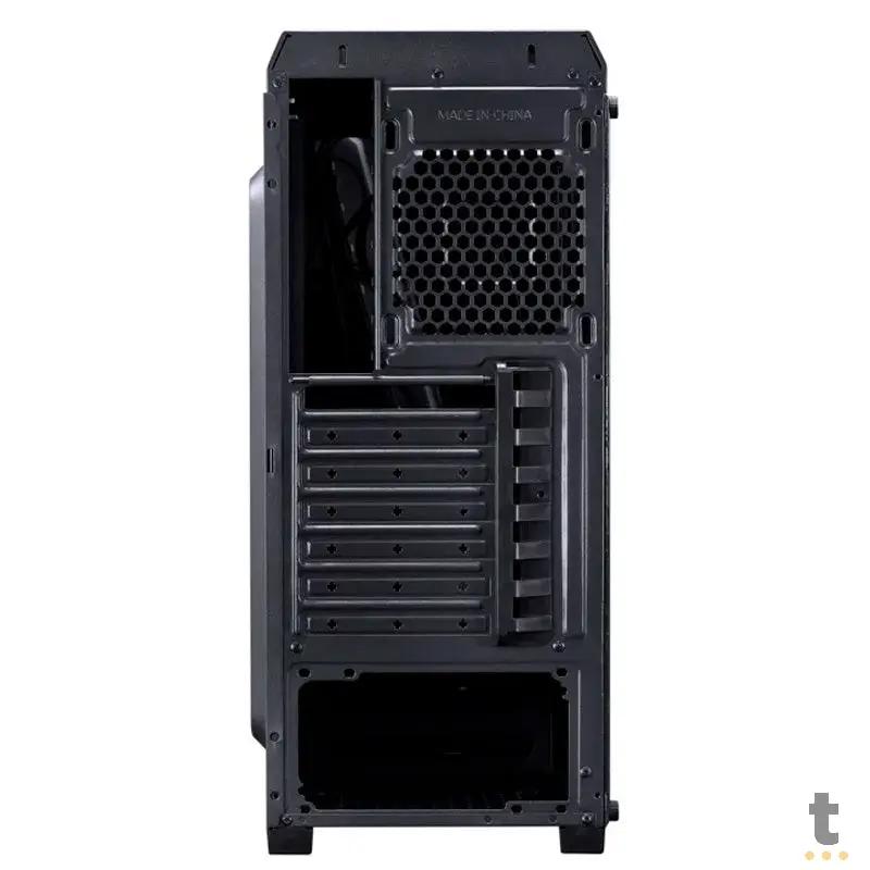 Gabinete Gamer VX Gaming Lynx Preto Com Lateral em acrílico e rgb - 30892 Truedata