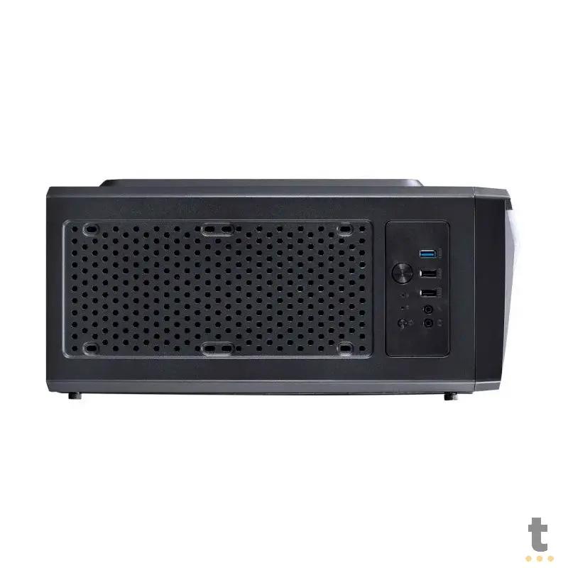 Gabinete Gamer VX Gaming Lynx Preto Com Lateral em acrílico e rgb - 30892 Truedata