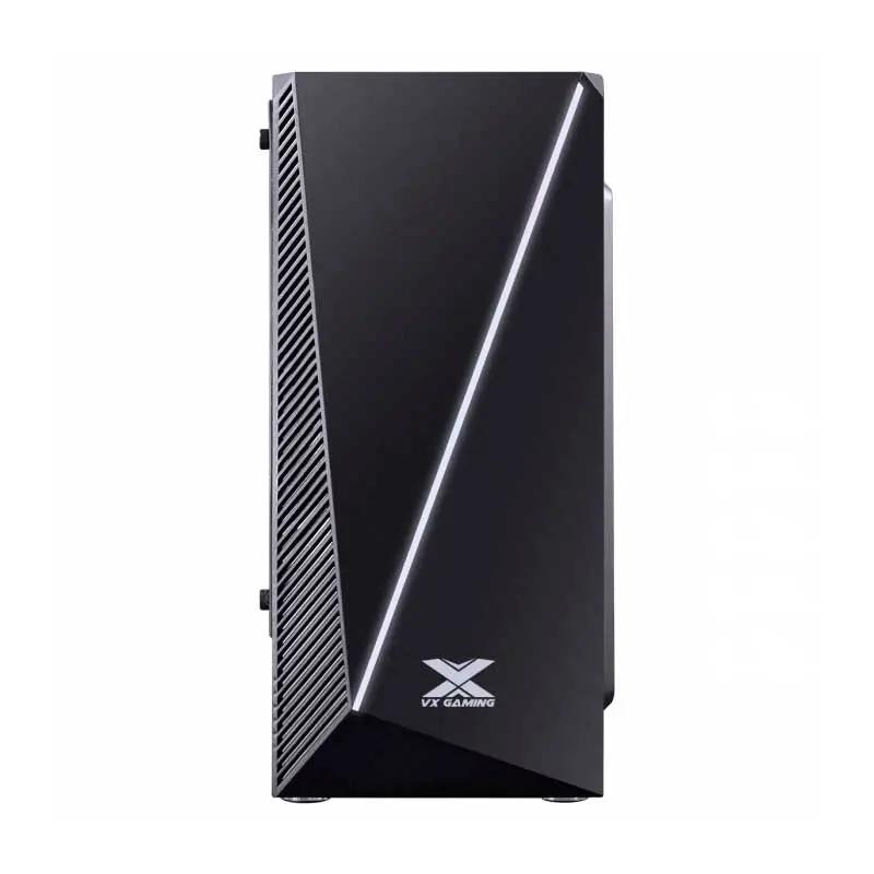 Gabinete Gamer VX Gaming Pyxis Rgb Preto Com Lateral em acrílico em Dobradiça - 30893 Truedata