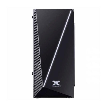 Gabinete Gamer VX Gaming Pyxis Rgb Preto Com Lateral em acrílico em Dobradiça - 30893 Truedata