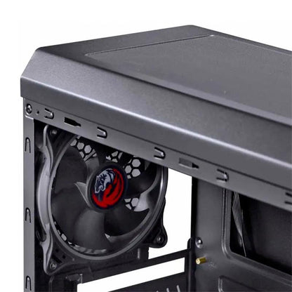Gabinete Gamer VX Gaming Pyxis Rgb Preto Com Lateral em acrílico em Dobradiça - 30893 Truedata