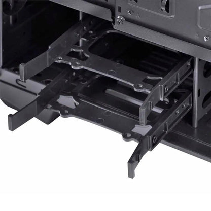 Gabinete Gamer VX Gaming Pyxis Rgb Preto Com Lateral em acrílico em Dobradiça - 30893 Truedata