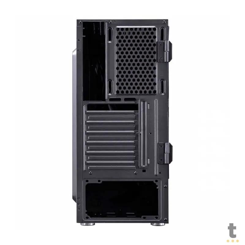 Gabinete Gamer VX Gaming Pyxis Rgb Preto Com Lateral em acrílico em Dobradiça - 30893 Truedata