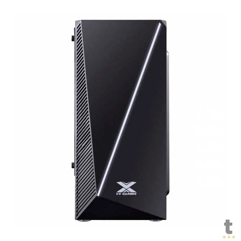 Gabinete Gamer VX Gaming Pyxis Rgb Preto Com Lateral em acrílico em Dobradiça - 30893 Truedata