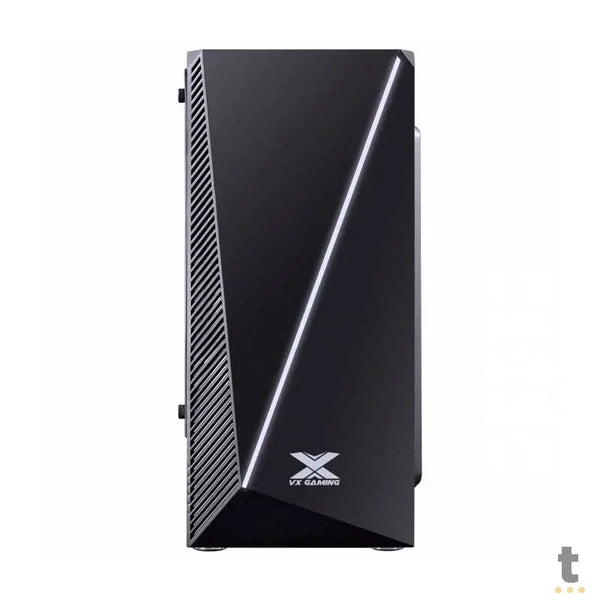 Gabinete Gamer VX Gaming Pyxis Rgb Preto Com Lateral em acrílico em Dobradiça - 30893