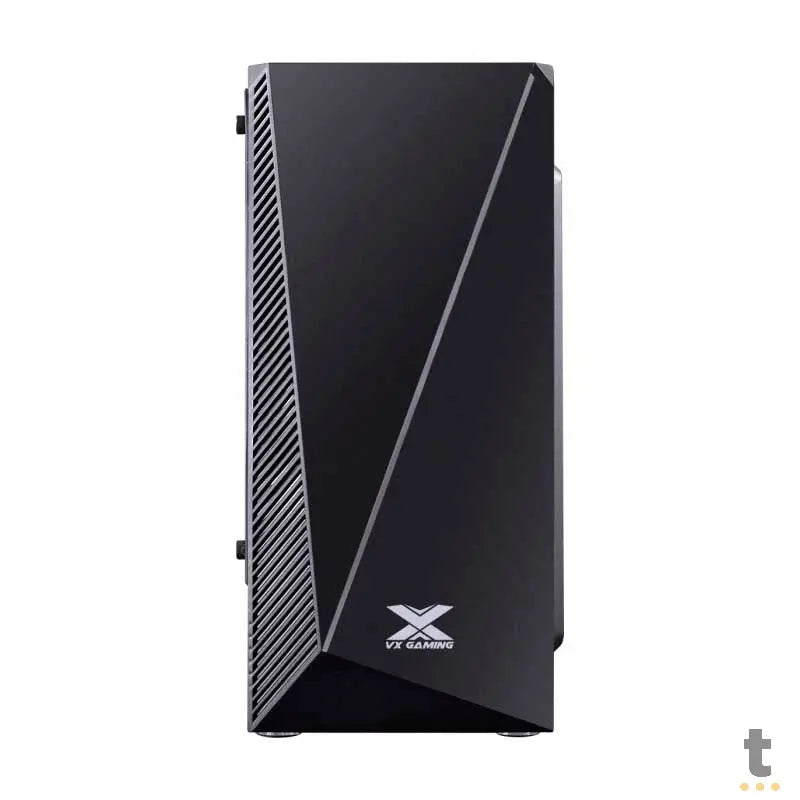 Gabinete Gamer VX Gaming Pyxis Rgb Preto Com Lateral em acrílico em Dobradiça - 30893 Truedata