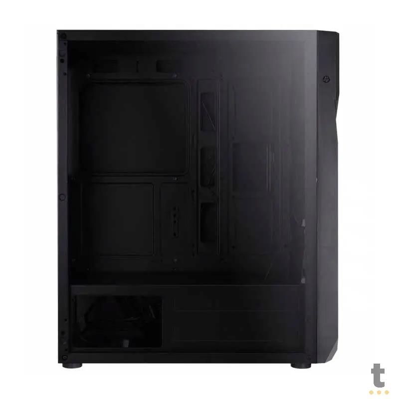 Gabinete Gamer VX Gaming Scorpius Frontal com Fita Led Rgb Preto Com Lateral em Vidro Temperado - 36668 Truedata