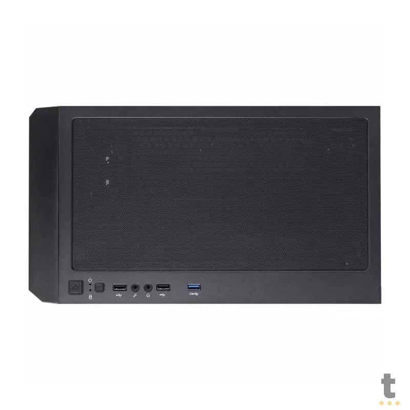 Gabinete Gamer VX Gaming Scorpius Frontal com Fita Led Rgb Preto Com Lateral em Vidro Temperado - 36668 Truedata