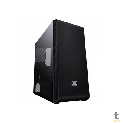 Gabinete Gamer VX Gaming Vaux Preto Com Lateral em Vidro Temperado - 36257 Truedata