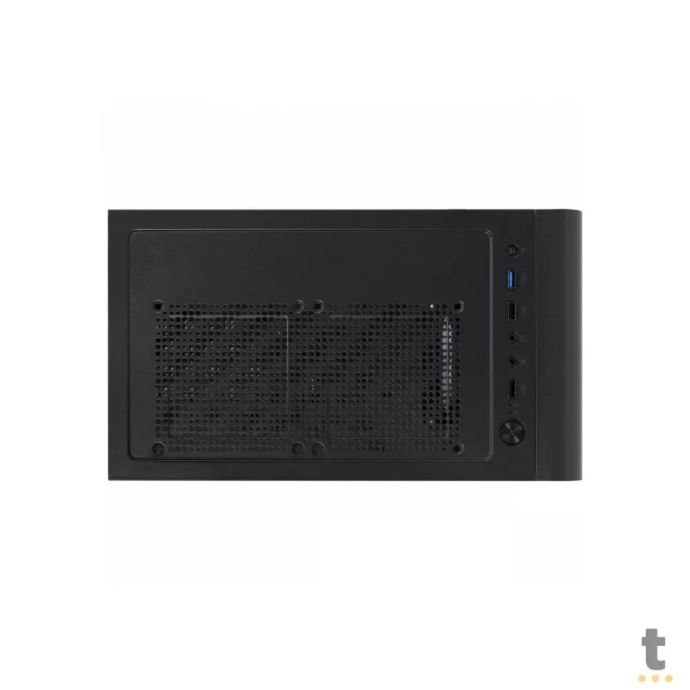 Gabinete Gamer VX Gaming Vaux Preto Com Lateral em Vidro Temperado - 36257 Truedata