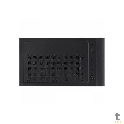 Gabinete Gamer VX Gaming Vaux Preto Com Lateral em Vidro Temperado - 36257 Truedata