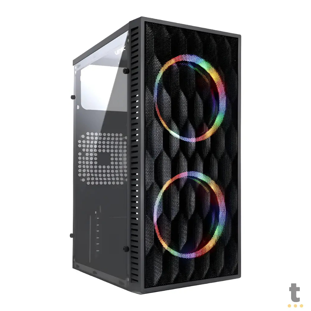 Gabinete Gamer Vinik Wave C/ Lateral em Acrílico - Ggwacbk Truedata