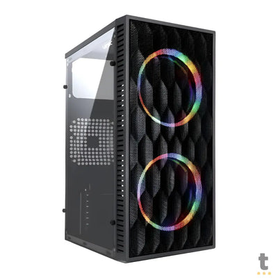 Gabinete Gamer Vinik Wave C/ Lateral em Acrílico - Ggwacbk