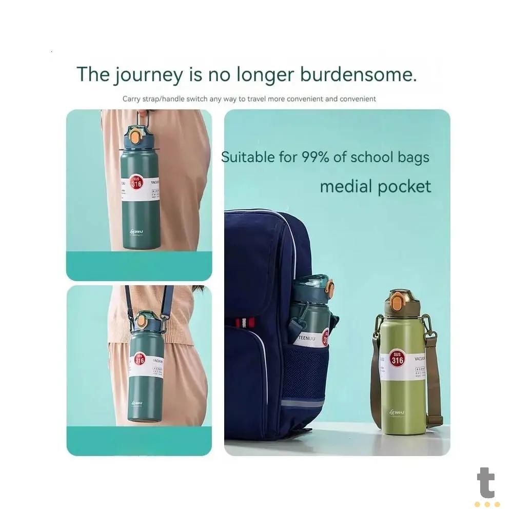 Garrafa Termica em Aço Inox 800m - LXB-106 Truedata