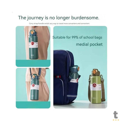 Garrafa Termica em Aço Inox 800m - LXB-106 Truedata