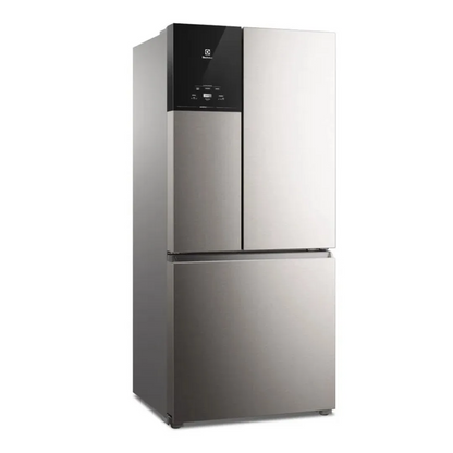 Geladeira 3 Portas Frost Free Inverter 590L AutoSense IM8S 127V Cinza - Electrolux