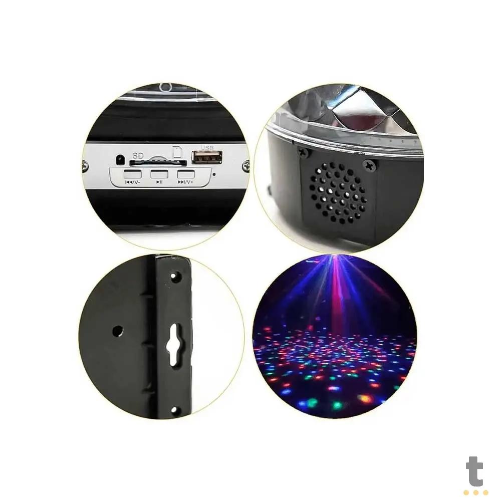 Globo Magico Led Cristal 6 Cores LuaTek - LK-306B Truedata