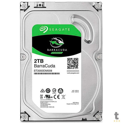 Hd 2tb Seagate Barracuda 7200Rpm Sata 256mb 6,0gb/s - St2000DM008 Truedata