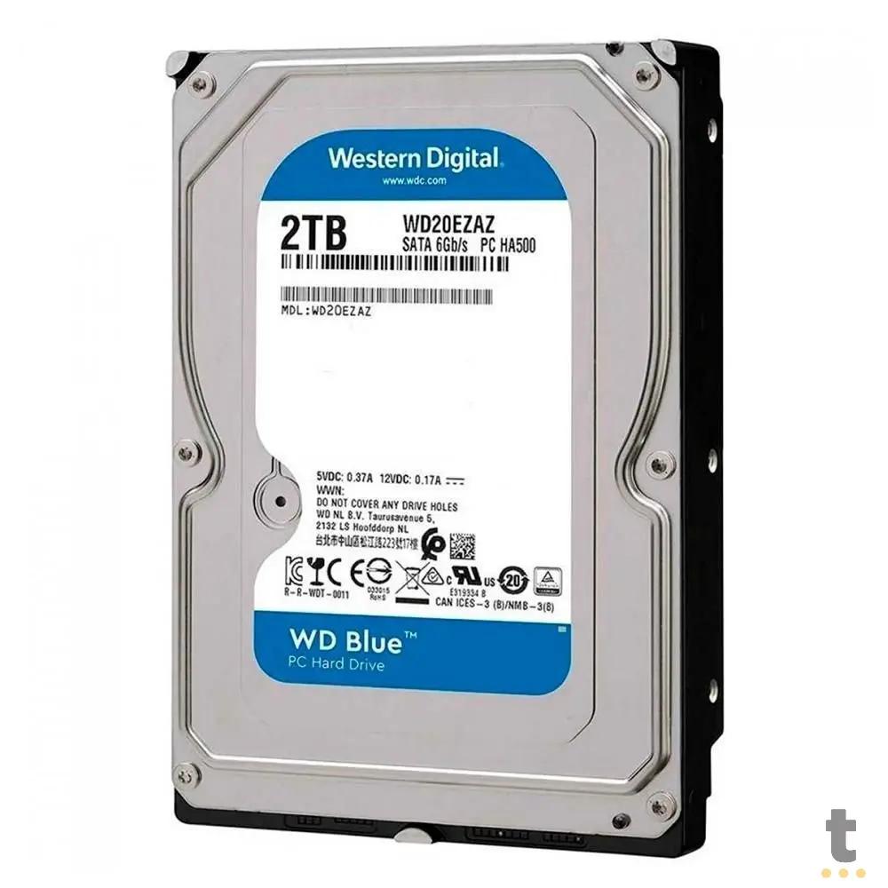 Hd 2tb Western Digital Wd Blue 5400rpm Sata 256mb 3.5" - WD20EZAZ-00L9GB0 Truedata